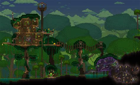 Creating a Witch Doctor House in Expert Mode in Terraria